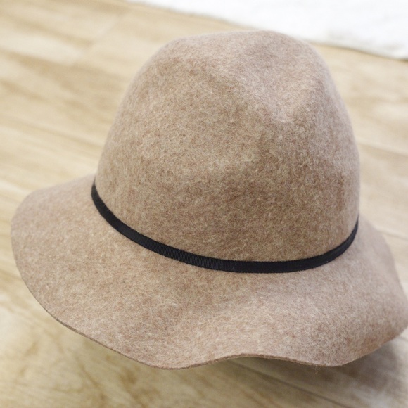 Forever 21 Tan/Brown Floppy Wool Hat- S/M 56.5cm - Picture 1 of 7